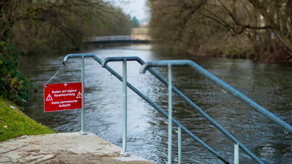 The man drowned in the Limmat. (symbolic image)