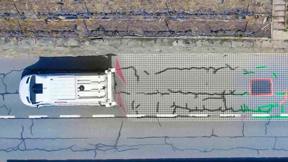 This is how the measuring vehicle that will be on the roads of Ausserrhoden in the coming weeks works.