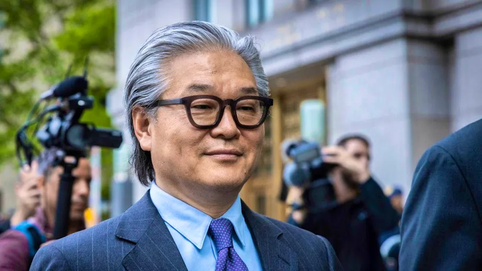 Archegos founder Bill Hwang faces a heavy fine. (archive picture)