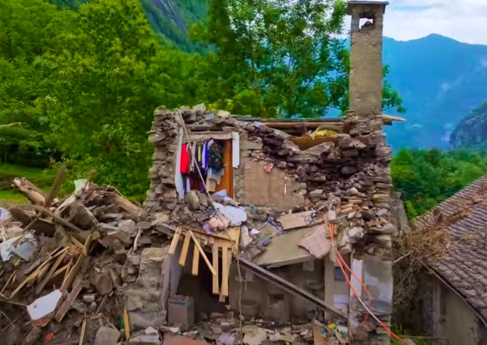 Impressive footage. New video shows devastating storm damage in Ticino