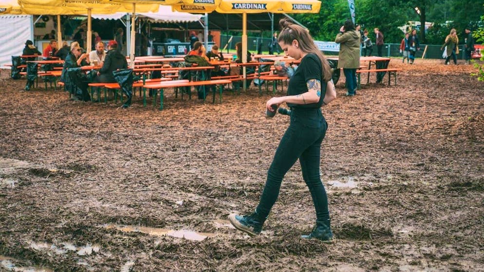 "When I work as a presenter at a festival, I'm usually in a container doing interviews or I'm on the site making nonsense with visitors for funny videos": Bettina Bestgen.