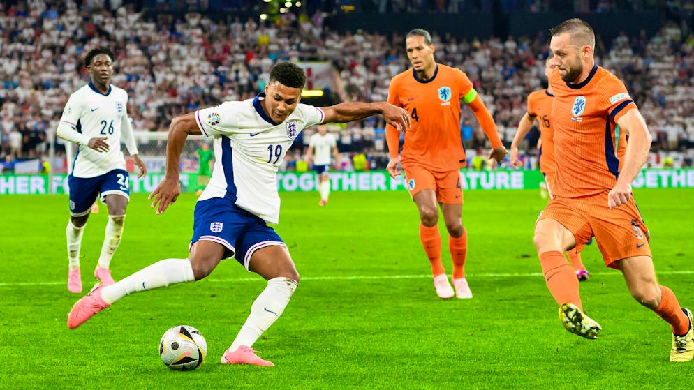 Ollie Watkins takes a shot at English fortune.