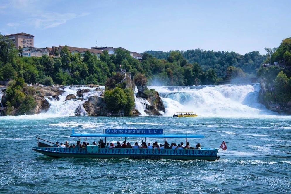 One million people visit the Rhine Falls every year. A hydroelectric power plant wants to drain some of its water.