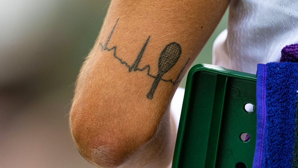 Lorenzo Musetti mit speziellem Tattoo.