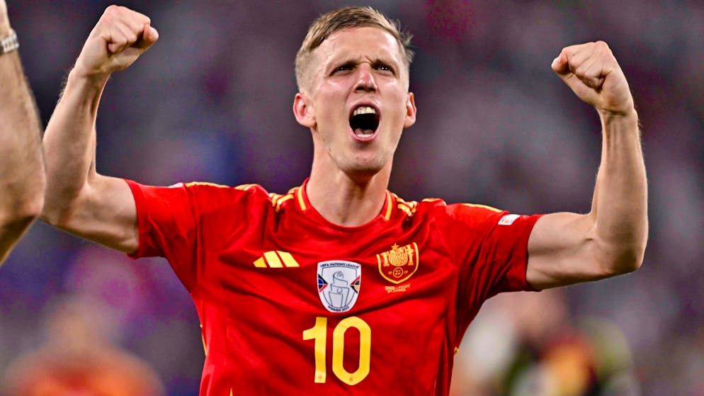 Dani Olmo. «Je m'en fiche si je marque ou si c'est le gardien qui le fait»