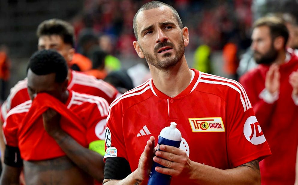Leonardo Bonucci ha giocato sette partite con la maglia dell'Union Berlin.