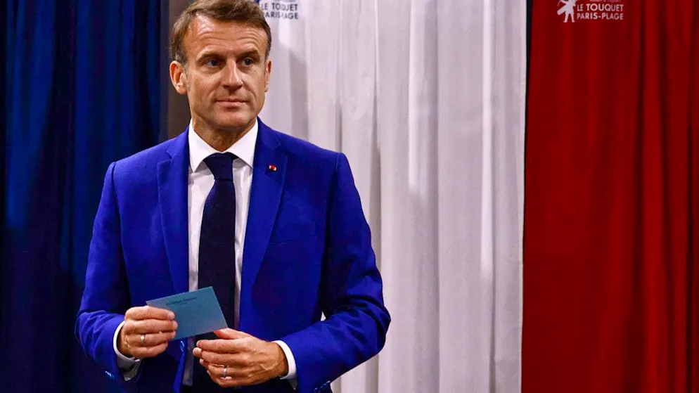 dpatopbilder - French President Emmanuel Macron. Photo: Yara Nardi/Reuters Pool/AP/dpa
