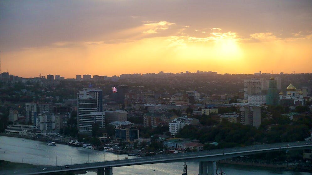 Blick auf die Stadt Rostow am Don im Süden Russlands. Sie gilt als Tor zum Kaukasus.