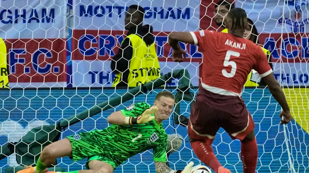 The two European Championship finalists in direct comparison - Gallery. Jordan Pickford was the penalty hero against Switzerland...