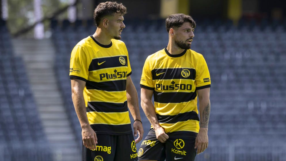 Filip Ugrinic (links) und Kastriot Imeri wollen mit YB den nächsten Meistertitel einfahren.