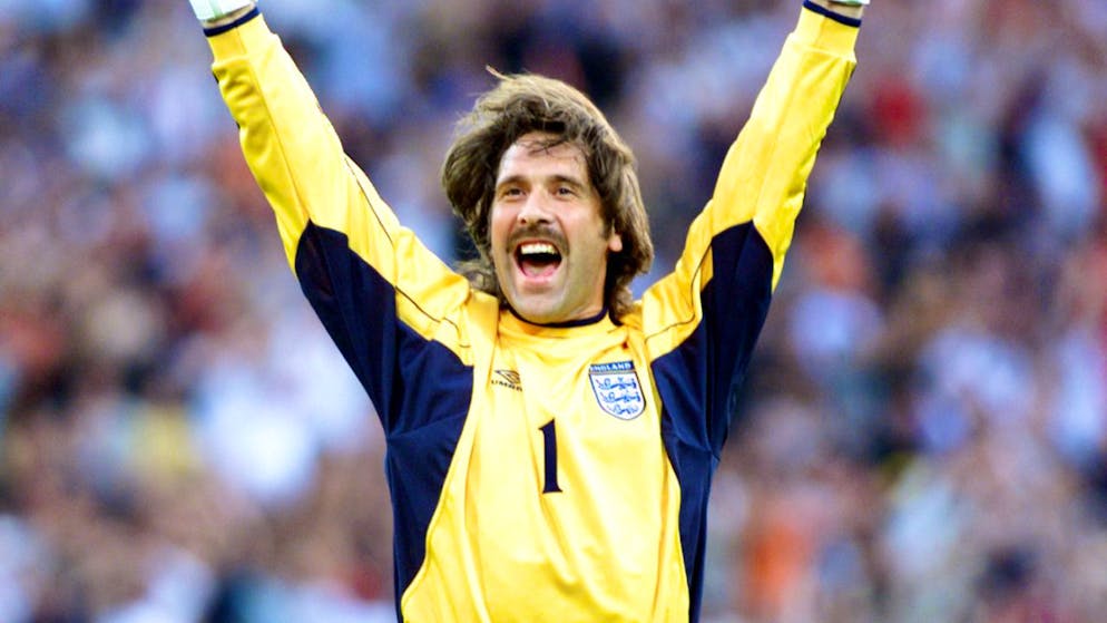 David Seaman hielt den letzten spanischen Versuch von Miguel Angel Nadal