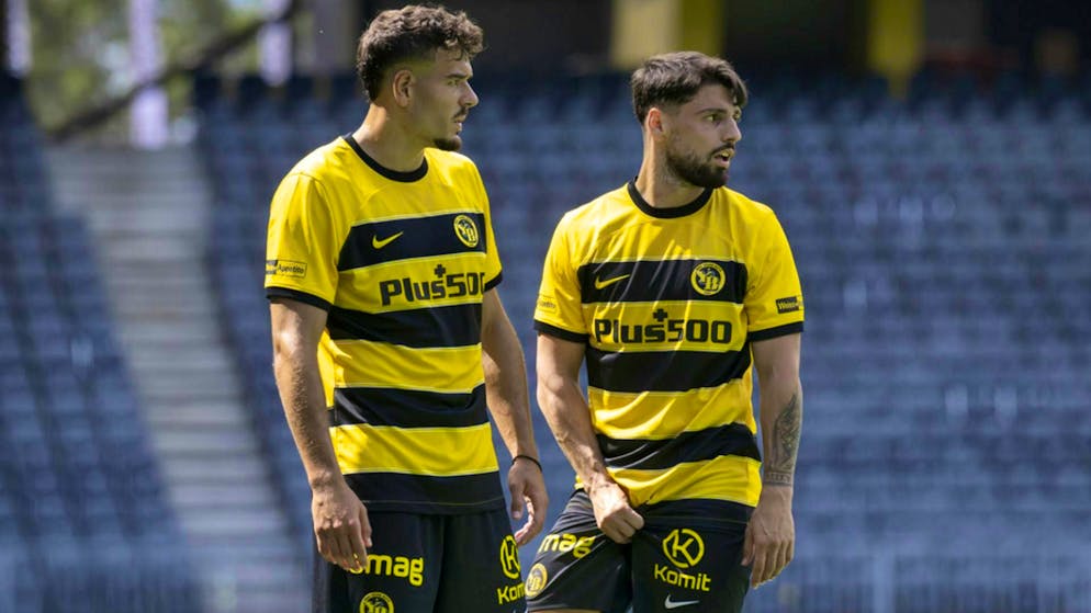 Filip Ugrinic (left) and Kastriot Imeri want to win the next championship title with YB.