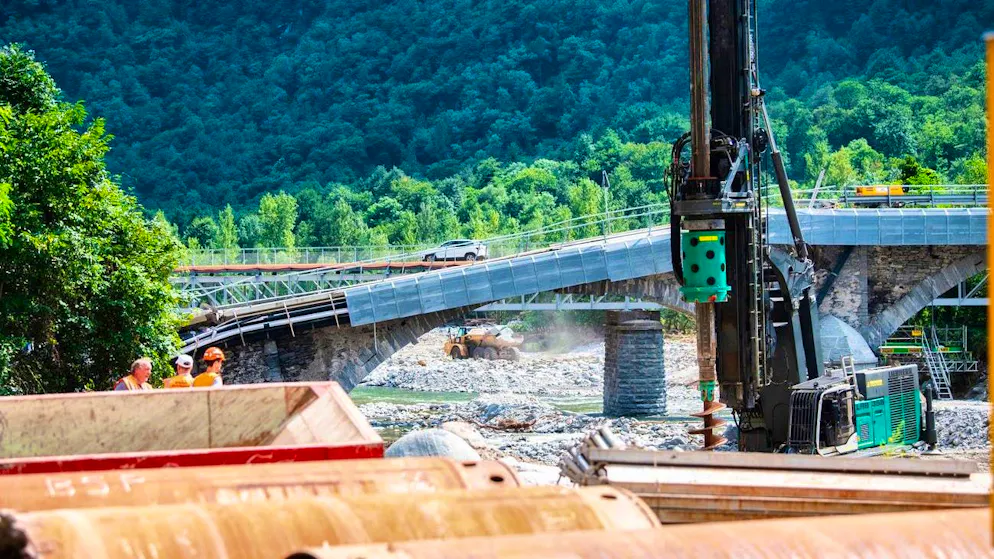 The clean-up work following the severe storms in Cavergno in the Maggia Valley is in full swing.