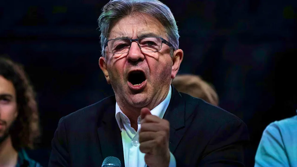 ARCHIVE - The leader of the French left, Jean-Luc Melenchon. Photo: Louise Delmotte/AP/dpa