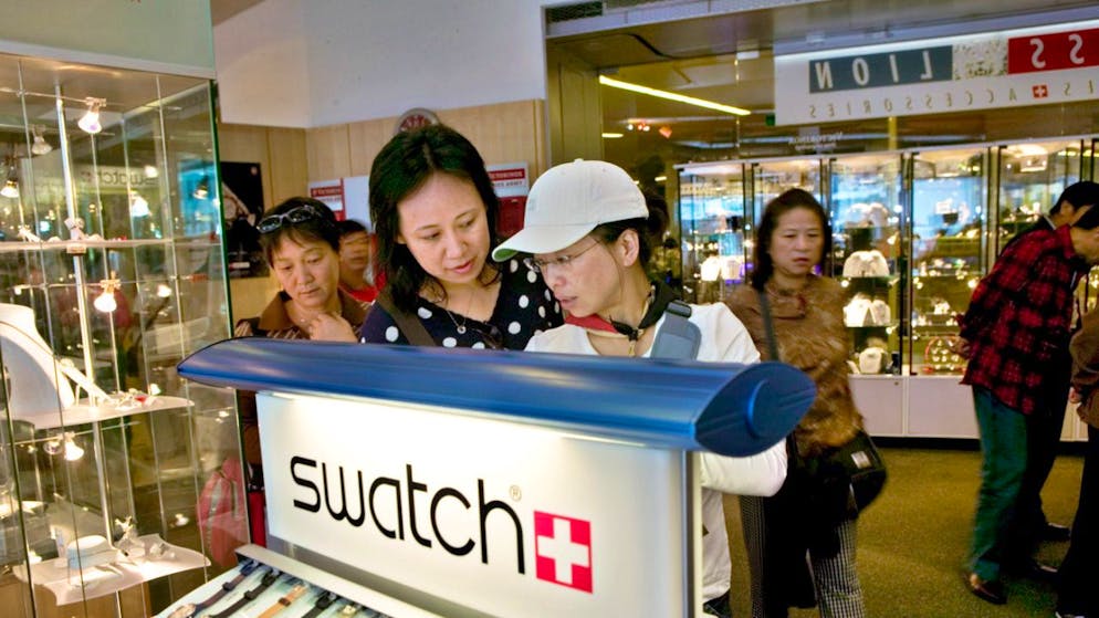 Swatch spürte im ersten Halbjahr die Marktschwäche in China (Archivbild).