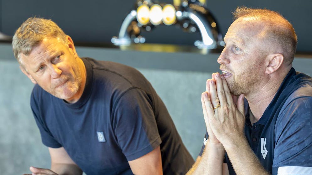 Das neue starke Lausanne-Duo: Sportchef Henchoz und Trainer Magnin.