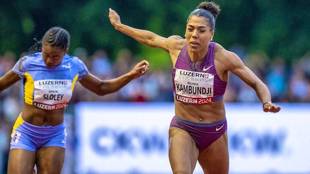 Mujinga Kambundji doesn't let the headwind stop her in Lucerne.