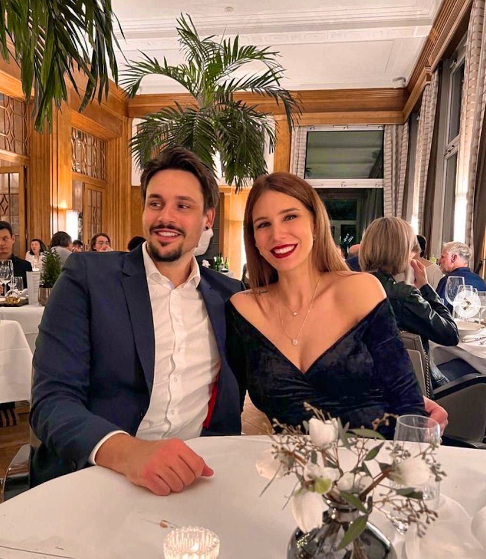 Ground-breaking ceremony for their own home. Anja Zeidler builds her dream home in Lucerne