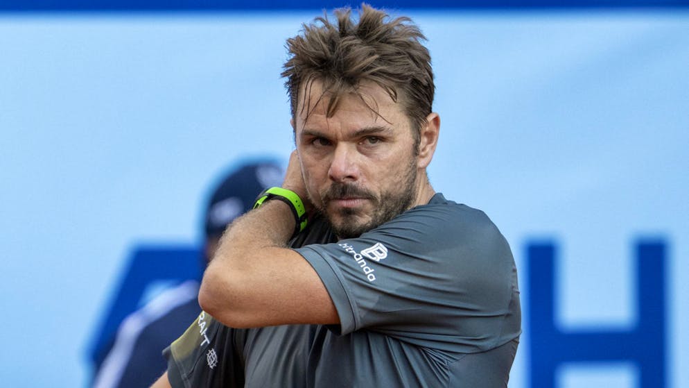 Stan Wawrinka vergeht in Gstaad das Lachen.