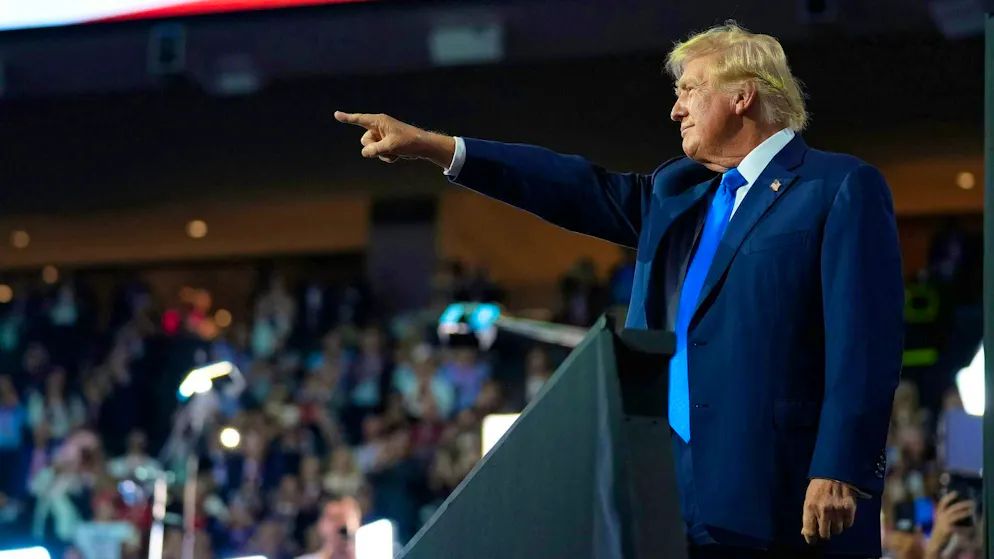 Although designed for him, Donald Trump is at least publicly distancing himself from "Project 2025".