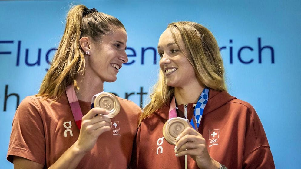 Medal hopes, baby break, mental crisis and viral alarm - Gallery. Unable to defend their medal due to strong internal competition: beach volleyball players Joana Mäder (left) and Anouk Vergé-Dépré