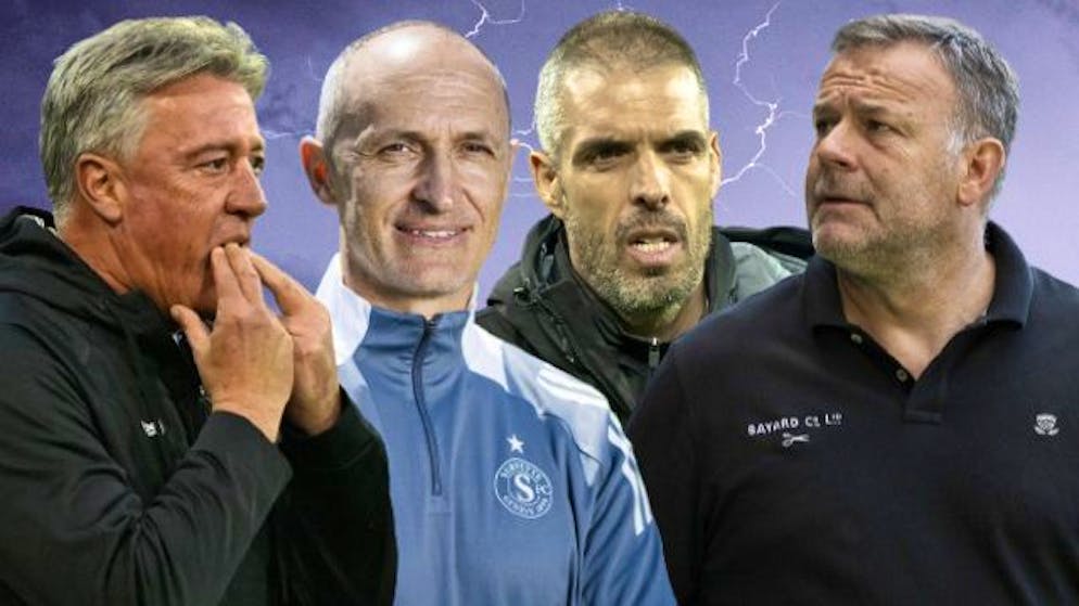 Wer fliegt zuerst?. Die Trainer-Flugparade der Super League