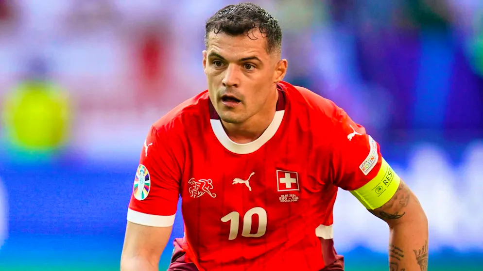 Granit Xhaka will play with the Swiss national team against European champions Spain.