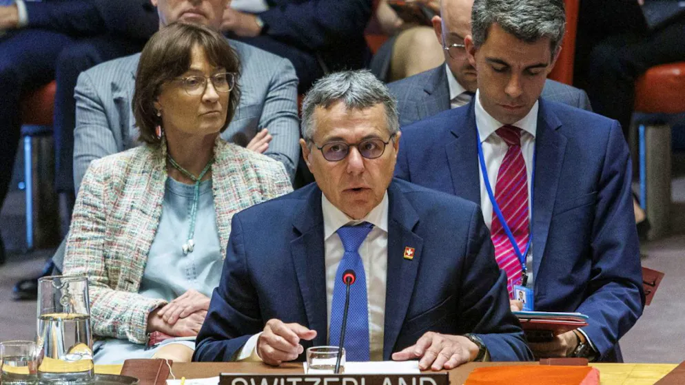 Ignazio Cassis al Consiglio di Sicurezza dell'ONU a New York