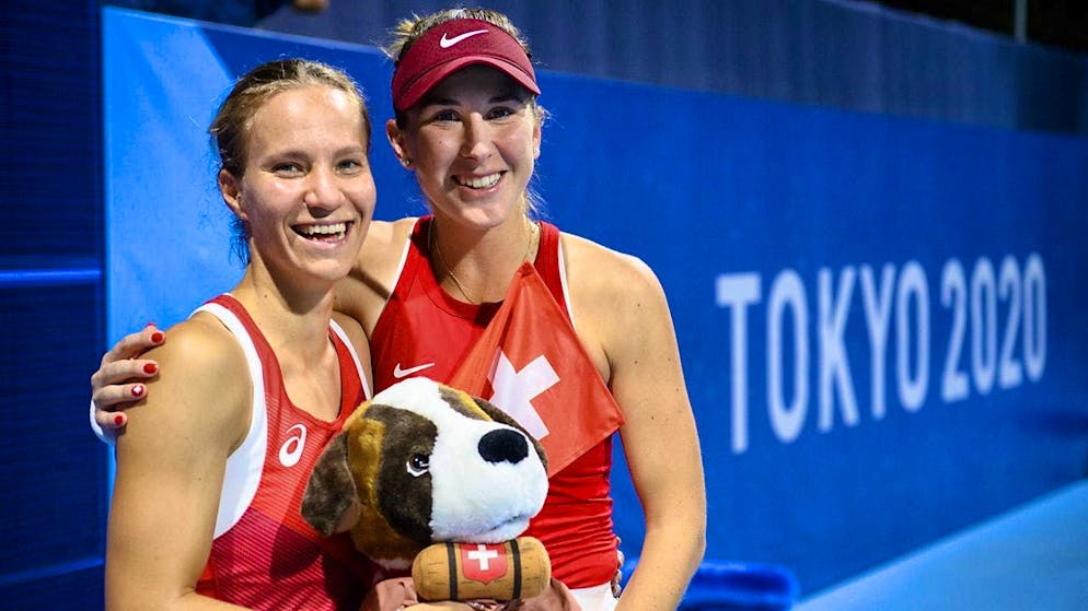 Medal hopes, baby break, mental crisis and viral alarm - Gallery. Viktorija Golubic (left) will have to make do without her doubles partner Belinda Bencic in Tokyo and will only be competing in singles