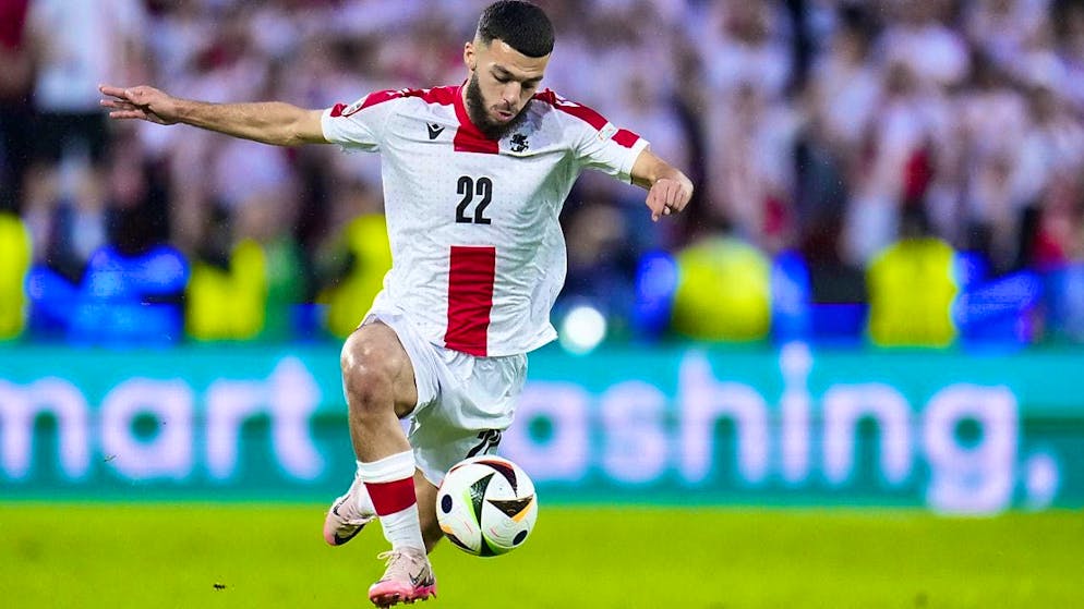 Georgia international striker Georges Mikautadze reaps the rewards of his European Championship goals