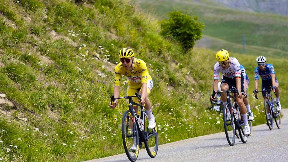 Tadej Pogacar was also in a class of his own on the road to Isola 2000.