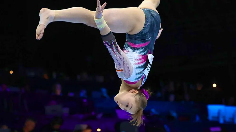 For Shoko Miyata, medal winner on the balance beam at the World Championships in Liverpool two years ago, the world has turned upside down after her elimination from the Olympics