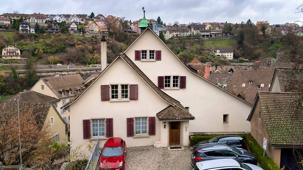 The Laufenburg AG district court in the old town looks like an ordinary residential building. Because two women are running for the office of presiding judge, there will be an election by ballot (archive photo)