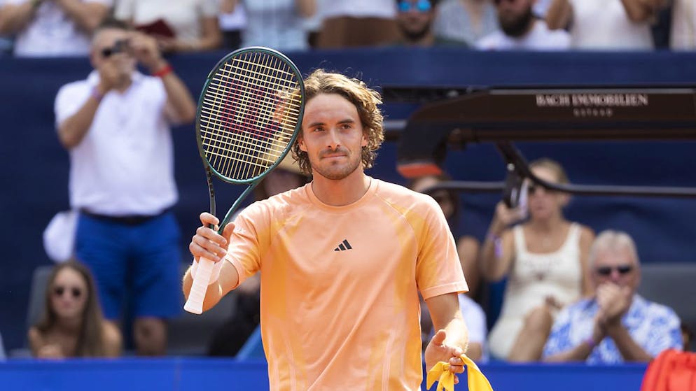 Stefanos Tsitsipas kommt in Gstaad gut zurecht