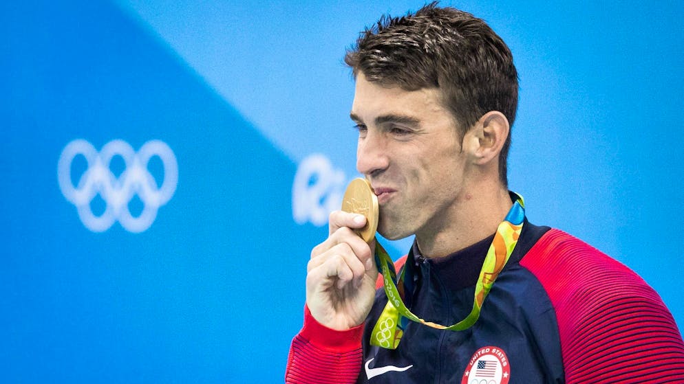 Total 28 Medaillen räumte Michael Phelps an den Olympischen Spielen ab.