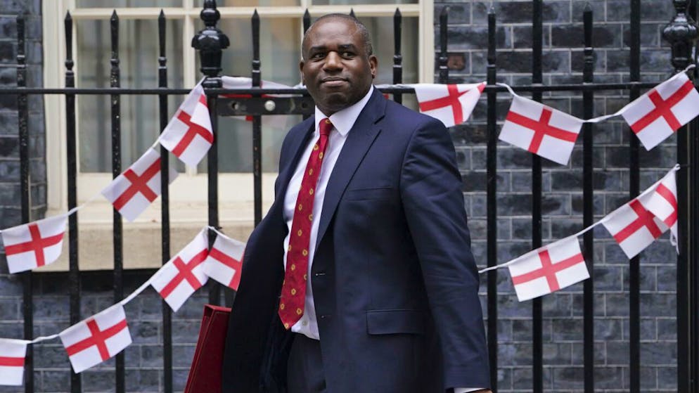 Il nuovo ministro degli Esteri britannico David Lammy.