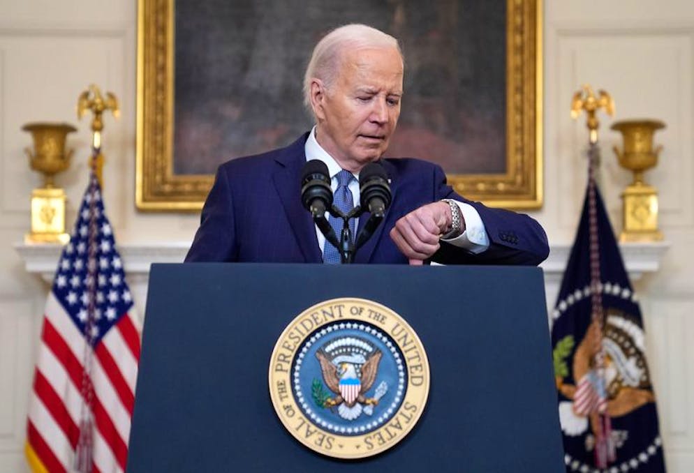 Die Zeit ist abgelaufen: Joe Biden zieht sich zurück. 