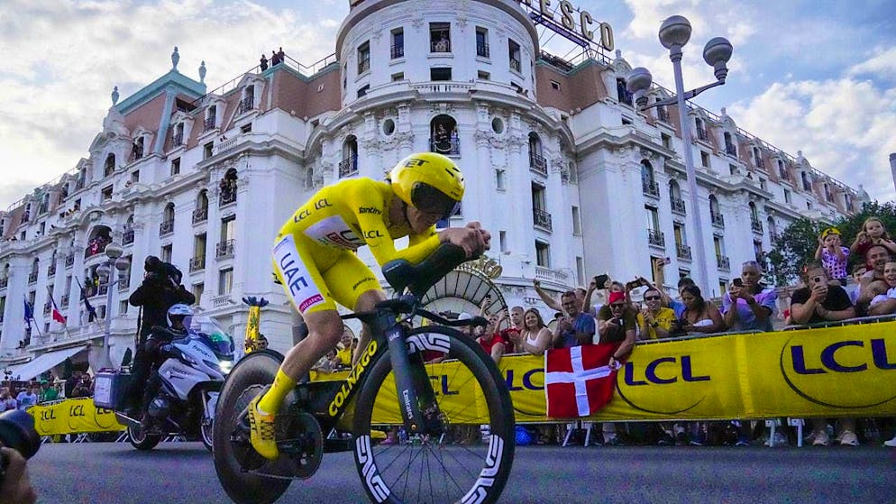 Tadej Pogacar: The man in yellow outsprints everyone