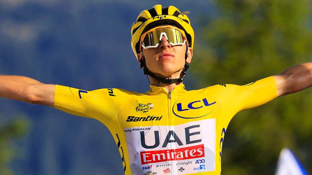 Tadej Pogacar ist auch dieses Jahr an der Tour de France das Mass aller Dinge.