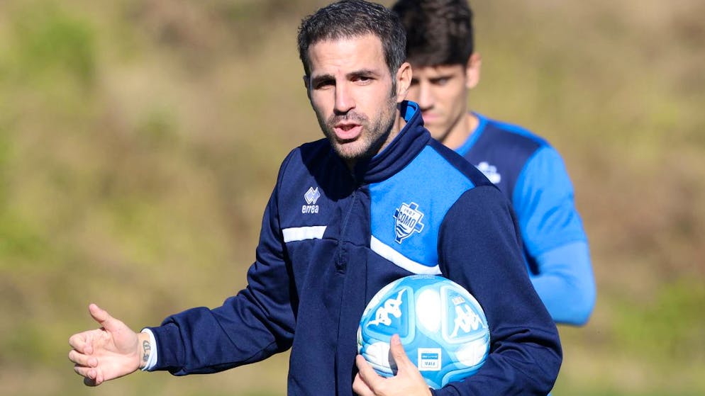 L'allenatore del Como Cesc Fabregas