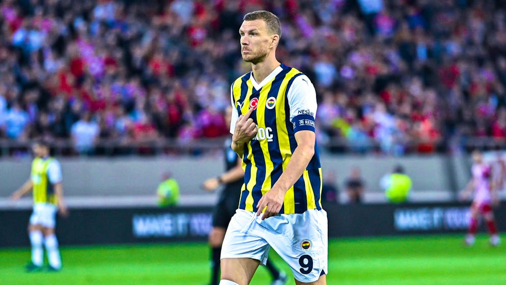 Edin Dzeko is a new striker for Fenerbahce.