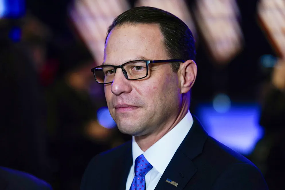 Il governatore della Pennsylvania Josh Shapiro (immagine illustrativa).