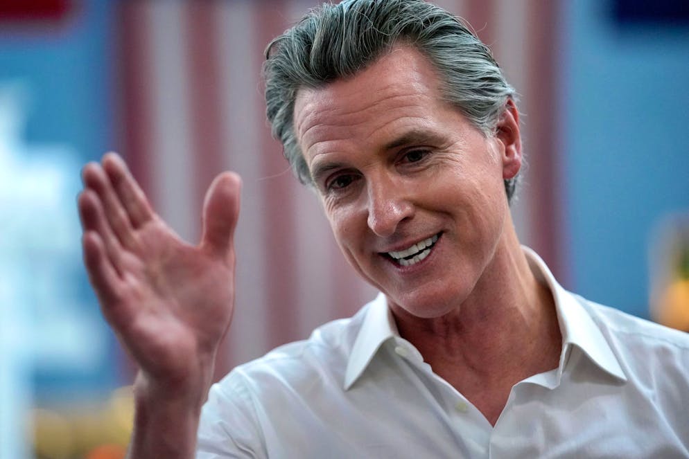 Der Demokrat Newsom stellt sich hinter Harris. (Archivbild)