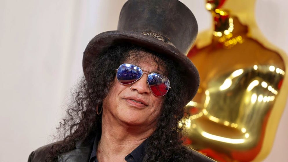 Il chitarrista Slash (foto d'archivio)