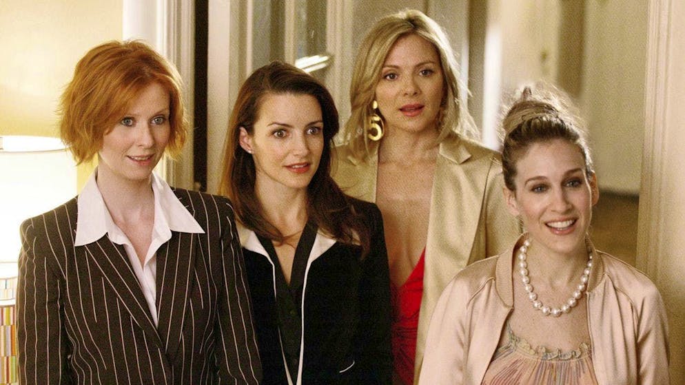 The four main characters from 'Sex and the City': Cynthia Nixon, Kristin Davis, Kim Cattrall and Sarah Jessica Parker (from left to right).