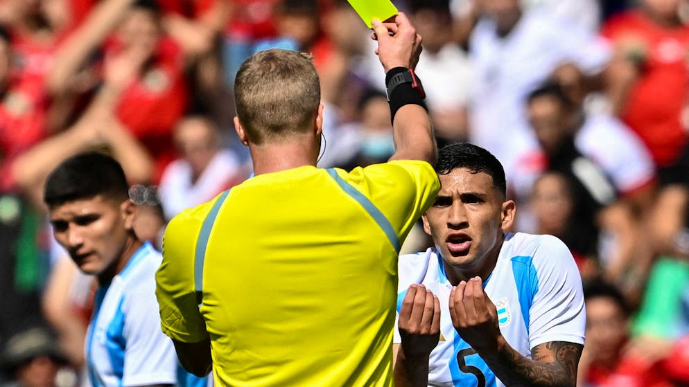 Lors d'Argentine - Maroc. Messi n'en revient pas : premier jour et... premier scandale aux JO !