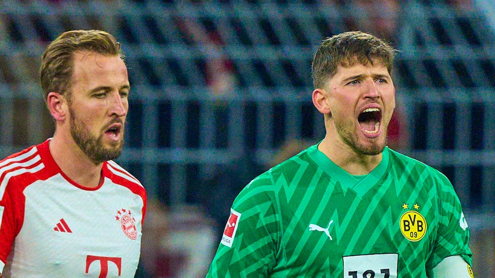 Bayerns Harry Kane und Dortmunds Gregor Kobel müssen nicht am Hungertuch nagen.