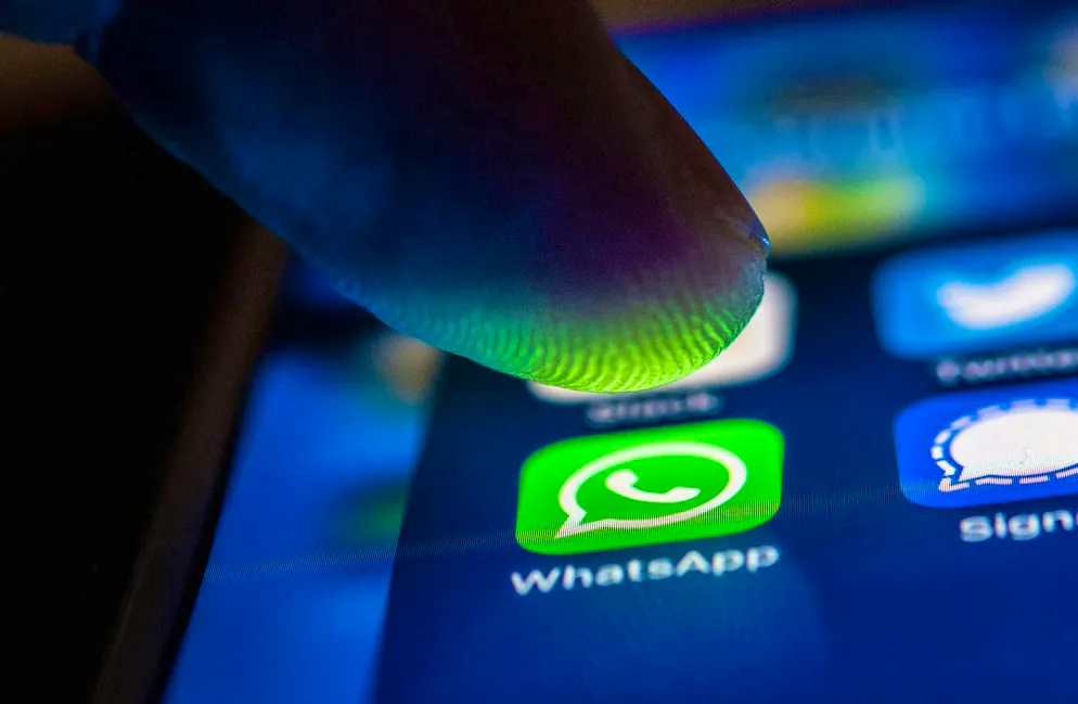 The momentous relationship began via WhatsApp.