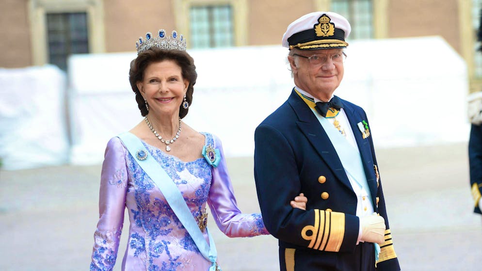 King Carl Gustaf of Sweden and his wife Silvia met during the 1972 Olympic Games in Munich.