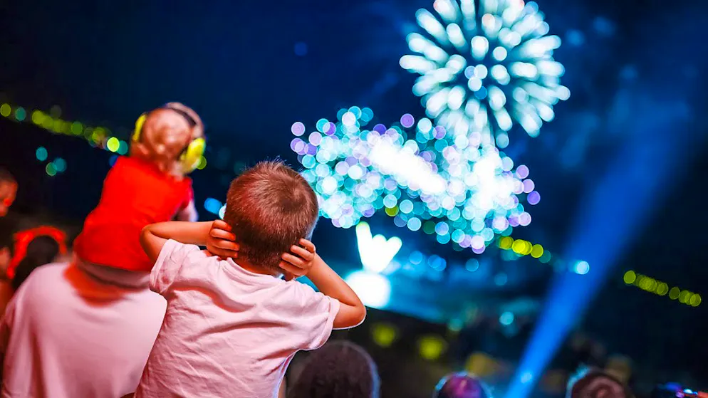 Fireworks for August 1, 2022 in Nyon VD. (archive image)